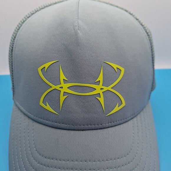 Under Armour Womens Teal Trucker Adjustable Snapback Mesh Hat Cap - Picture 2 of 7